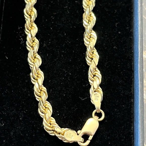 5mm 26” 10k gold rope chain - Picture 3 of 3